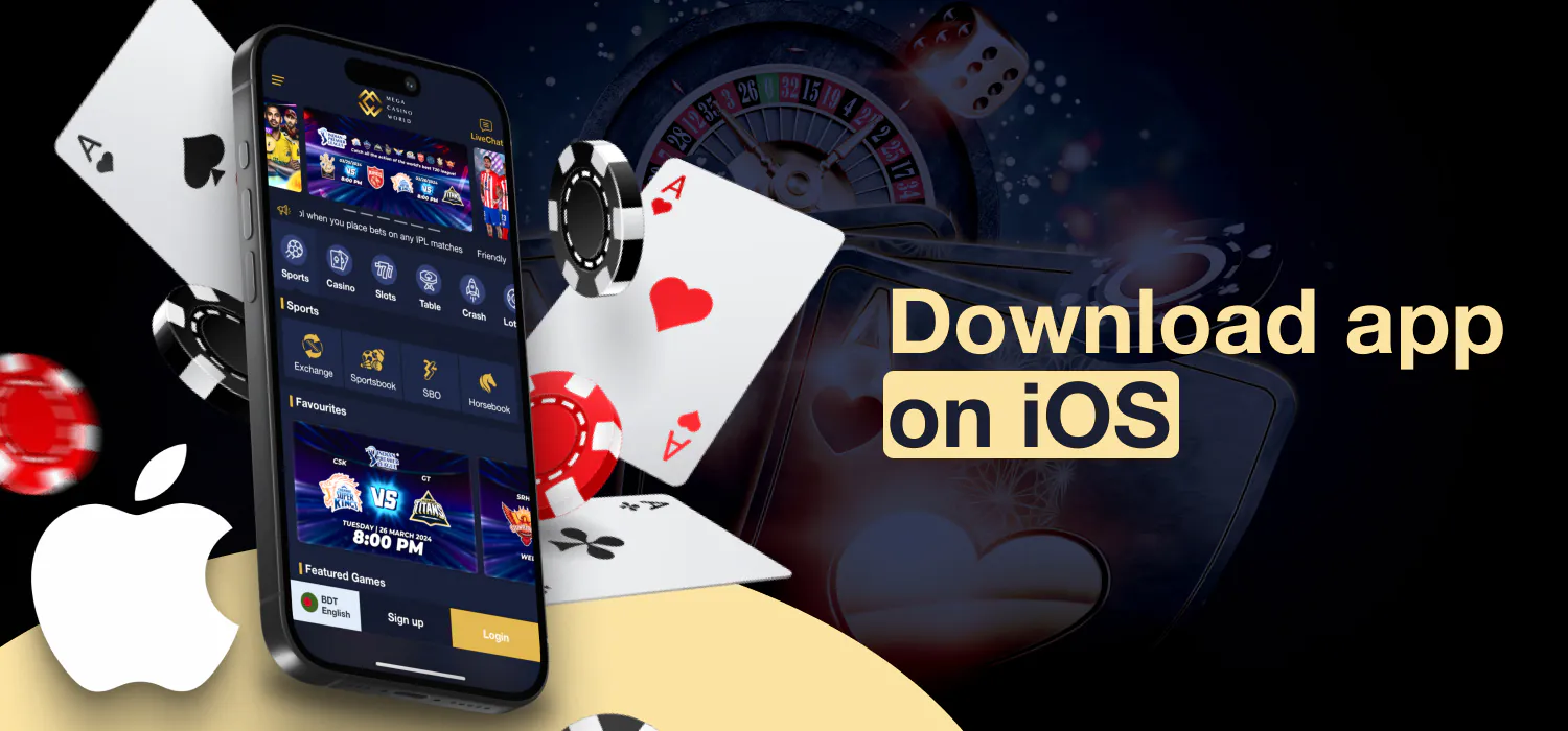 mcw how to download the casino app on ios