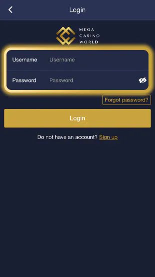 step 2 enter username ad password